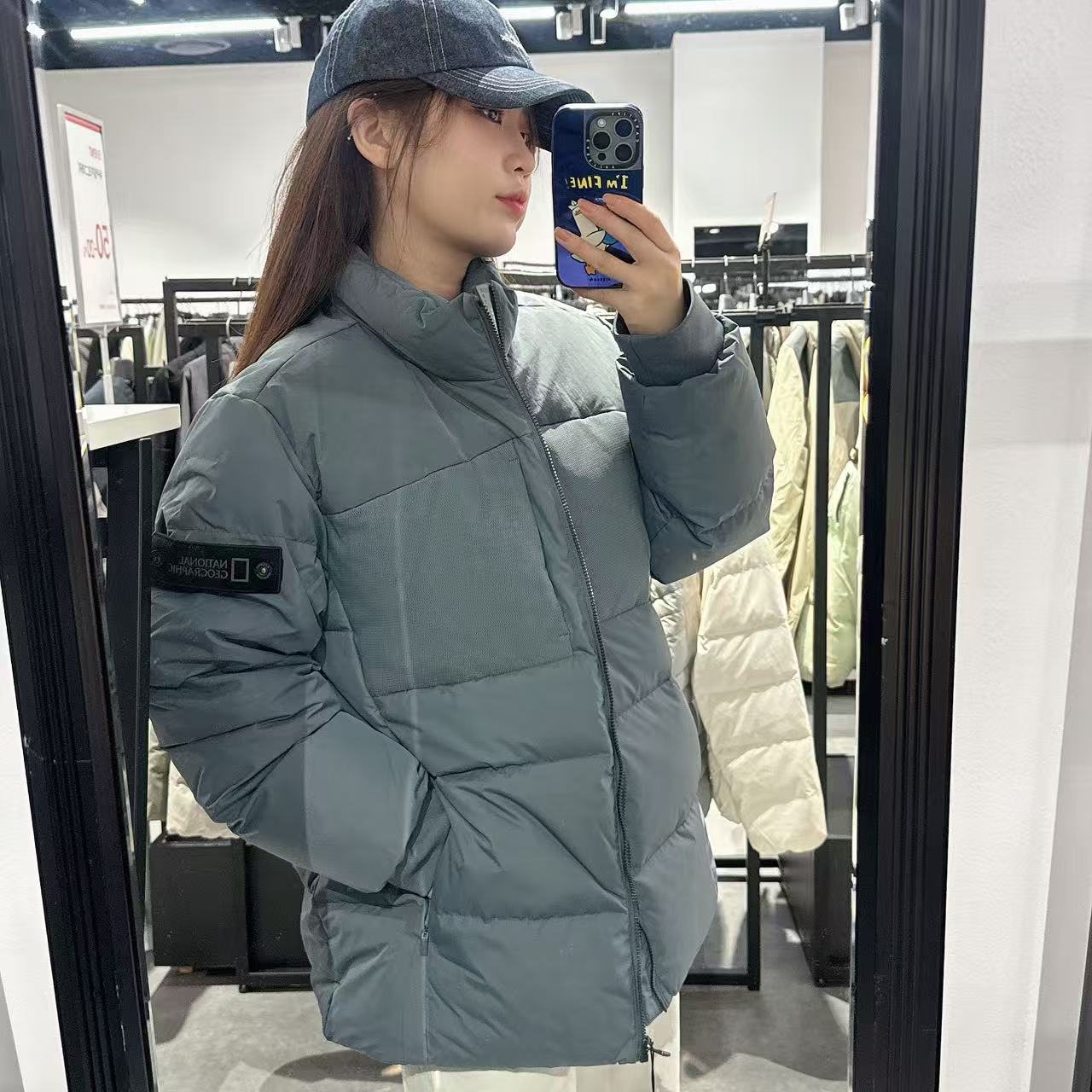 韓國 National Geographic Arcas Blue Goose Down Jumper (鵝絨)【NG106】