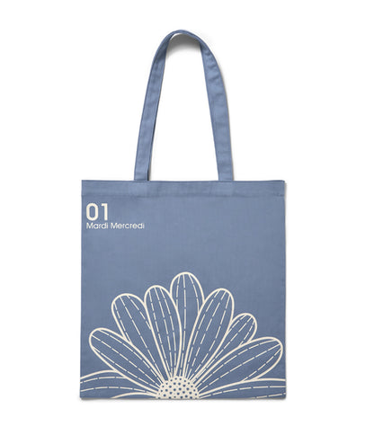 韓國 Mardi Mercredi CANVAS BAG FLOWER【MM044】