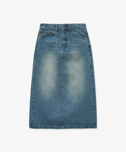 韓國 Yale Denim Long Skirt【YA031】
