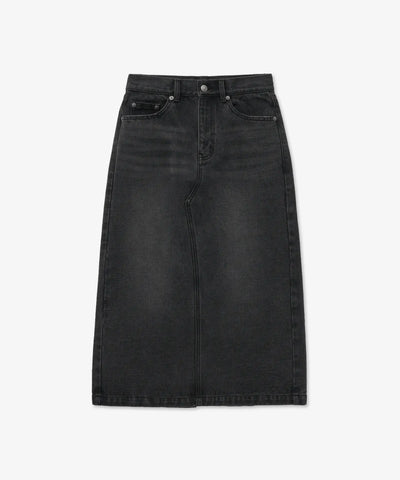 韓國 Yale Denim Long Skirt【YA031】