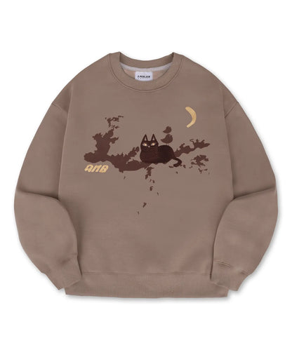 韓國 Ambler Forest Cat Sweatshirt【AR114】