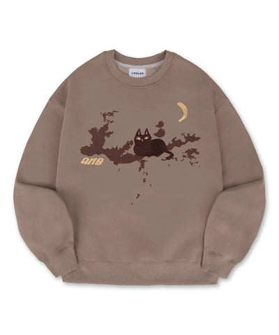 韓國 Ambler Forest Cat Sweatshirt【AR114】