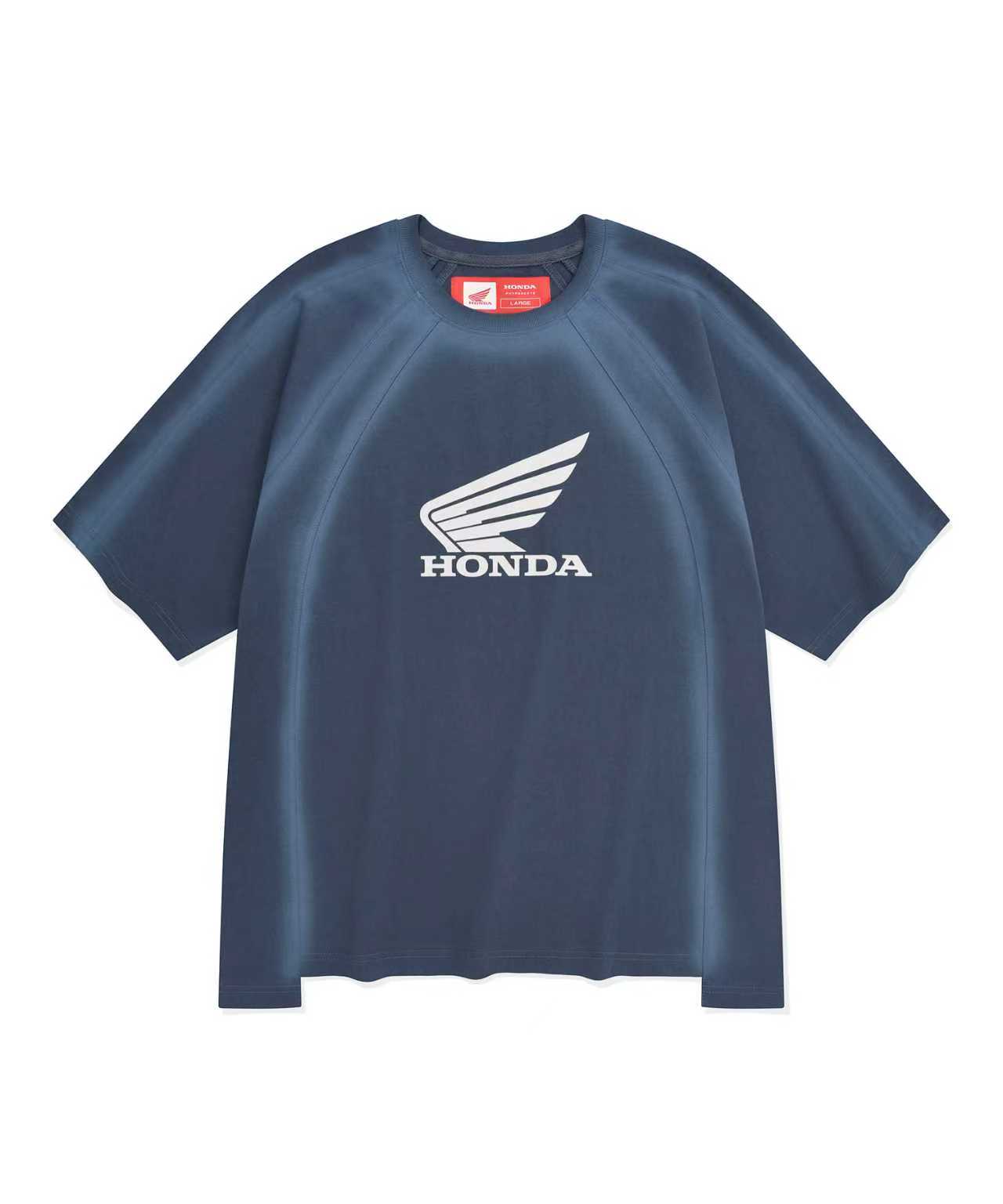 韓國 Honda Vintage Cutoff T-shirt PG【HA004】