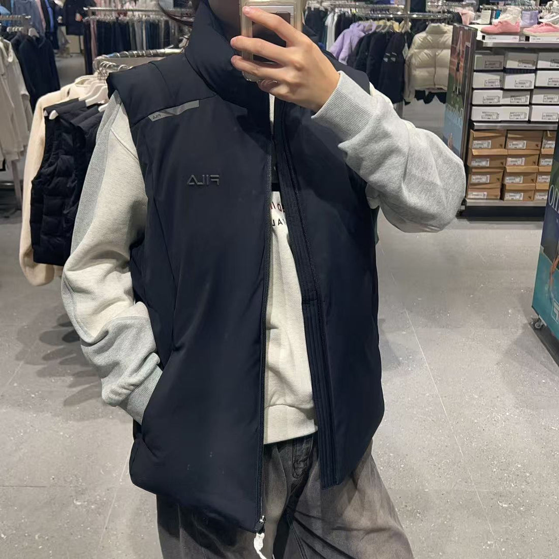 韓國 FILA Thermal Lining Down Vest (鴨絨)【FA013】