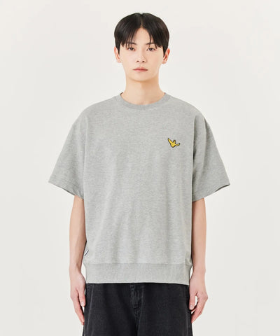 韓國 Mark Gonzales Angel Wappen Short Sleeve Sweatshirt【MG055】