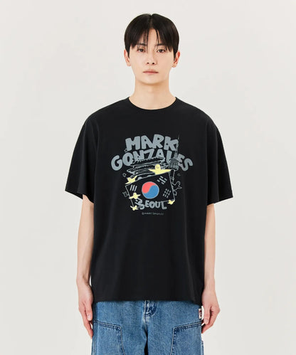 韓國 Mark Gonzales Seoul Edition Korea Graphic Short Sleeve T-Shirt【MG040】