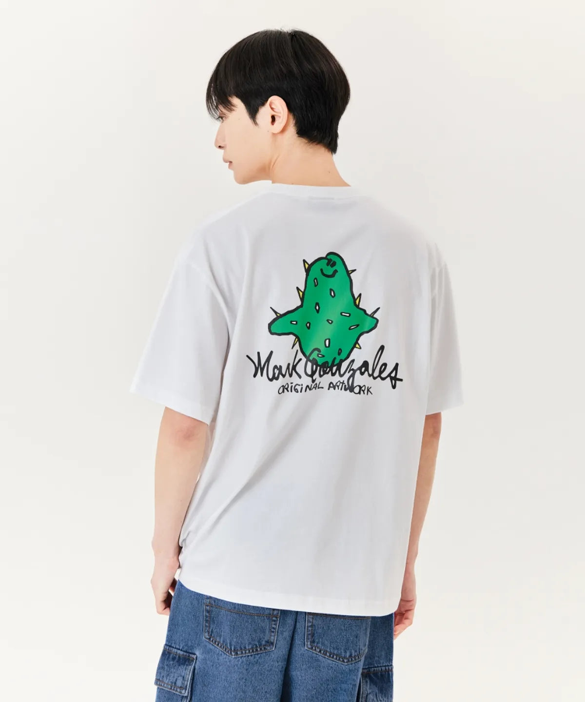 韓國 Mark Gonzales Cactus Angel Short Sleeve T-Shirt【MG033】