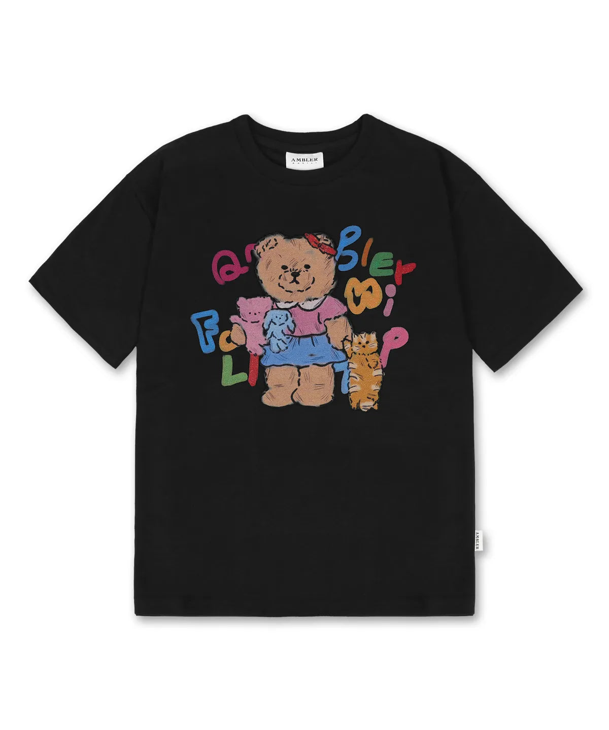韓國 Ambler Color trip graphic short-sleeved T-shirt 【AR077】