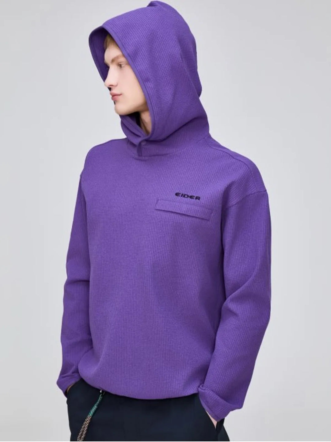 韓國 Eider CROIFFLE Men's Long Sleeve Hooded T-Shirt【ER130】