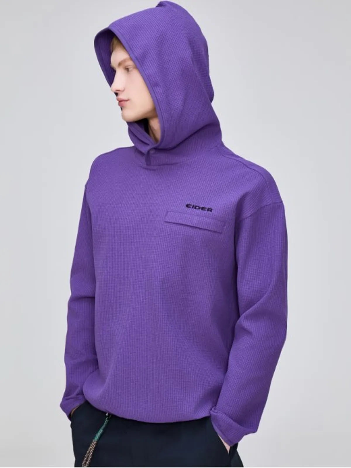 韓國 Eider CROIFFLE Men's Long Sleeve Hooded T-Shirt【ER130】