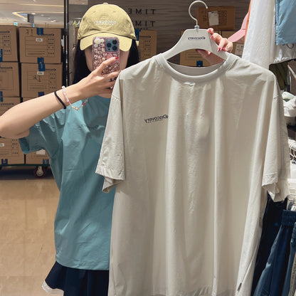 韓國 Discovery Fresh Event Woven Short Sleeve T-Shirt凉爽防晒面料【DY041】