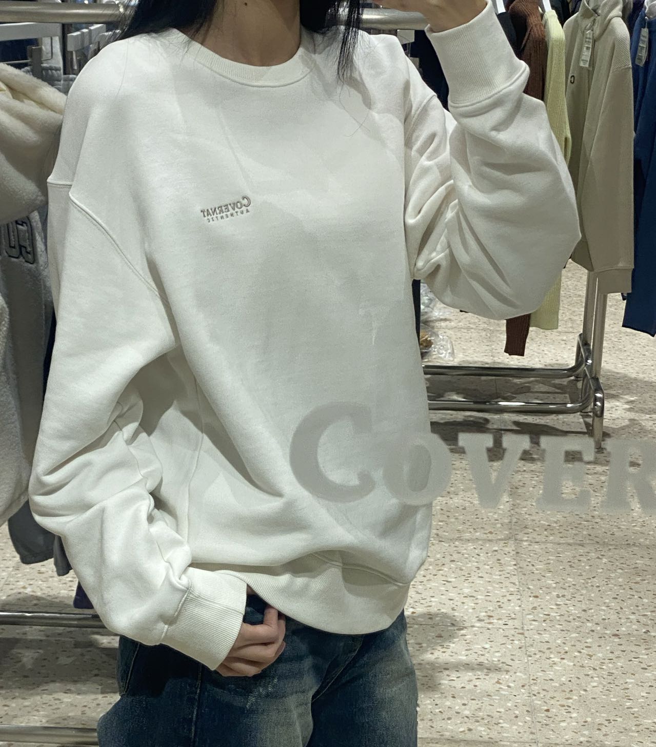 韓國 Covernat Small Authentic Logo Sweatshirt【CO028】 - STT Mall HK 靚太網購