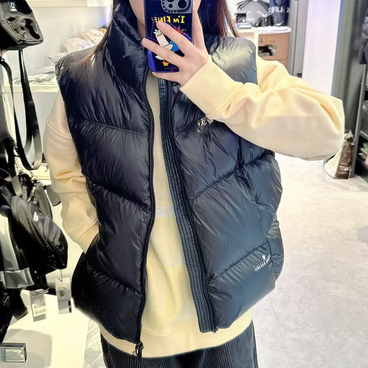 韓國 LifeWork Women's Soft Air High Neck Down Vest (鴨絨)【LW024】