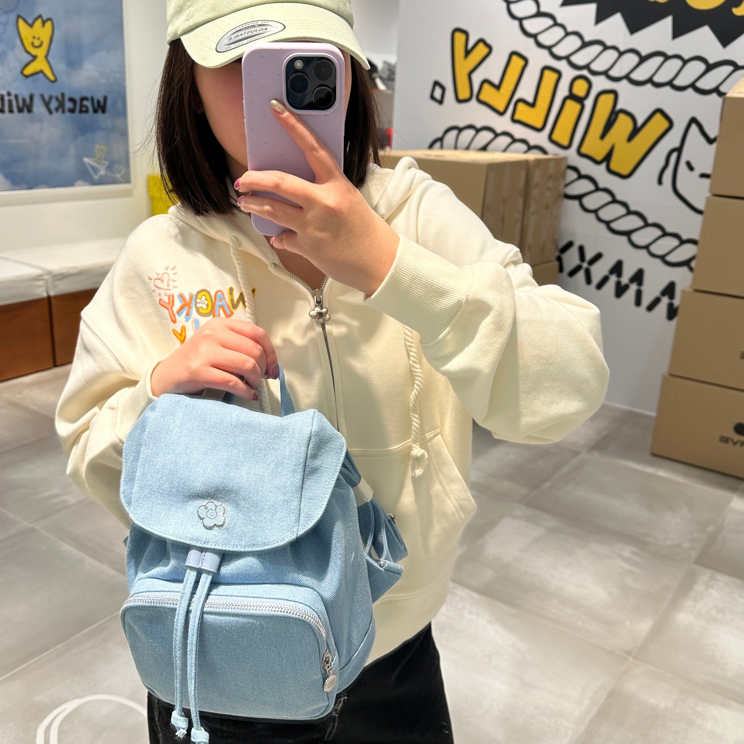 韓國 Wacky Willy Lily Cargo Backpack Small【WW140】