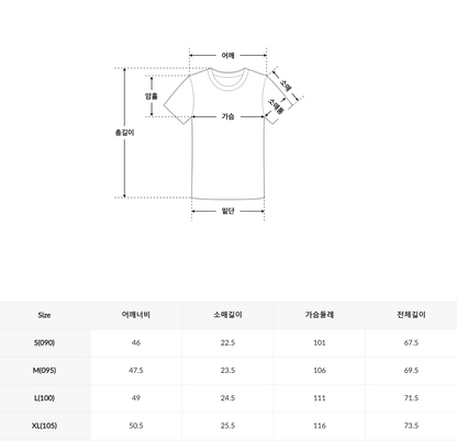 韓國 SPAO Short Sleeve T-Shirt【SP178】