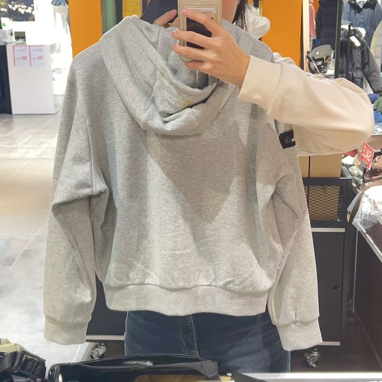 韓國 National Geographic Women's Maiden Fleece Hooded Zip-Up【NG325】