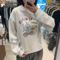 【現貨】韓國 Wacky Willy Women's Vintage Graphic Semi-Overfit Long Sleeve【WW017】