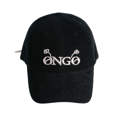 韓國 ONGO Corduroy Logo Flower Cap【ON022】