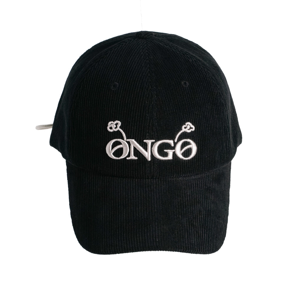 韓國 ONGO Corduroy Logo Flower Cap【ON022】