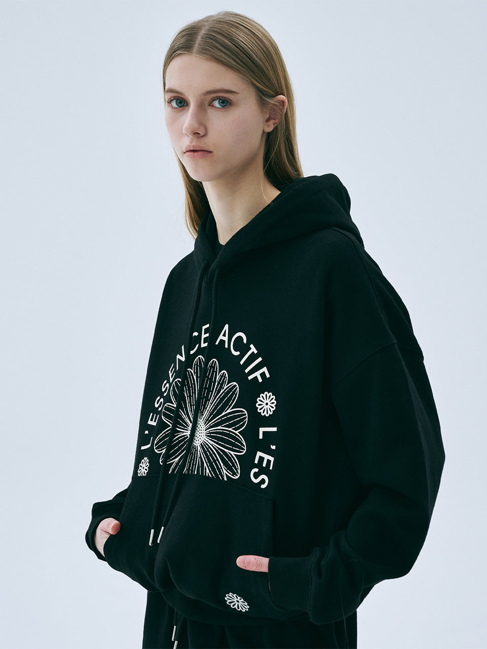 韓國 Mardi Mercredi Hoodie Sweatshirt Actif Emblem【MM239】
