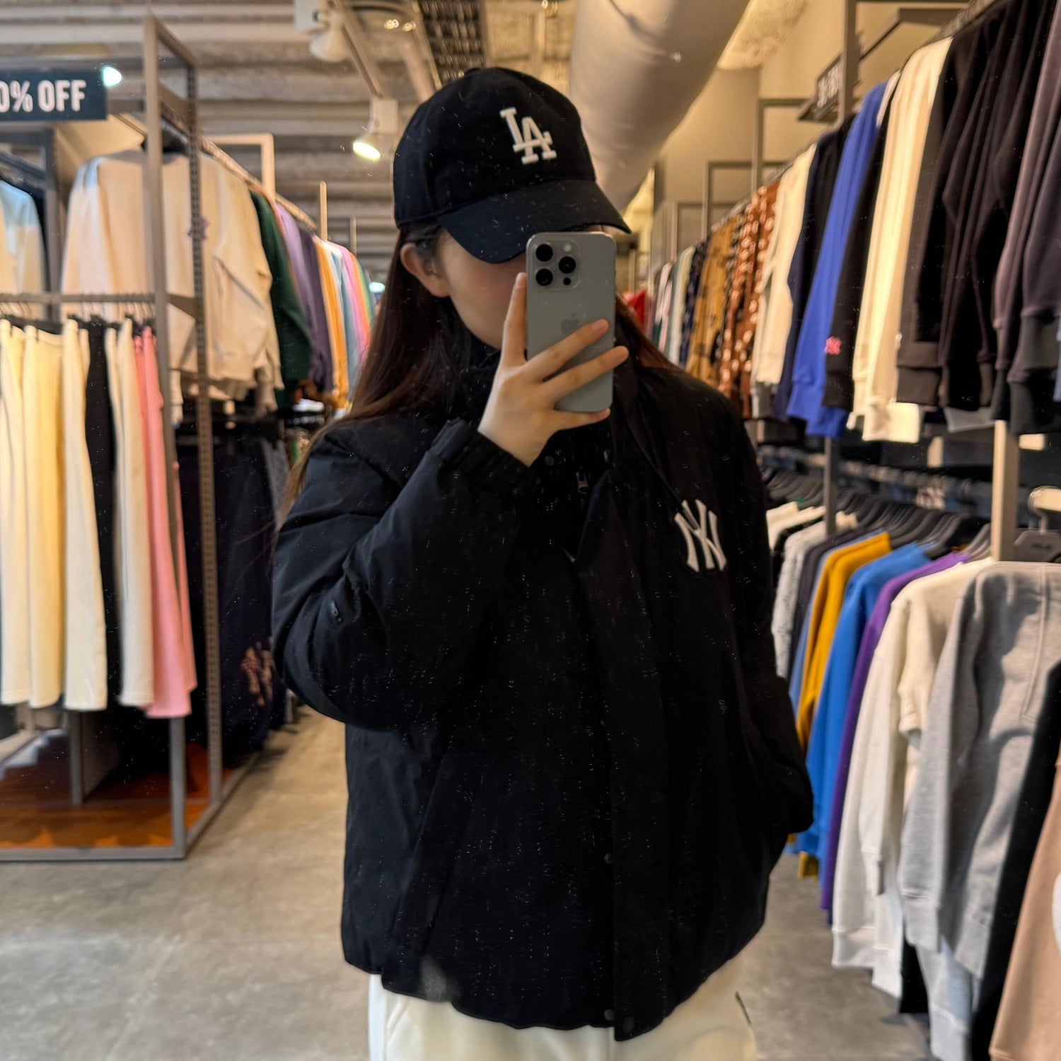 韓國 MLB Basic Mega Logo Short Padding Parka 【MB008】 - STT Mall HK 靚太網購