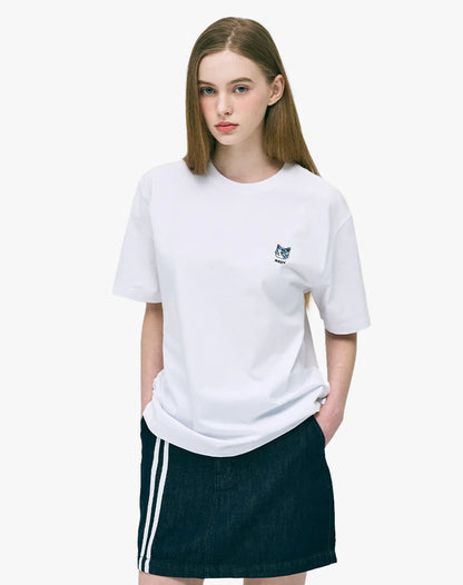 韓國 Nerdy Cat Wappen Short Sleeve T-Shirt【NY081】