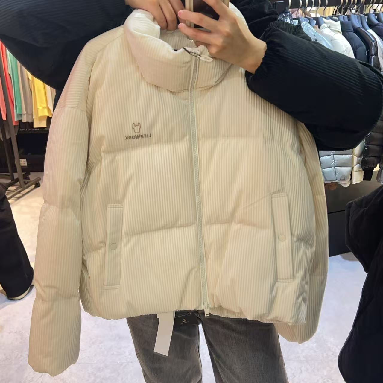 韓國 LifeWork Women's Soft Air High Neck Short Down Jumper (鴨絨)【LW013】