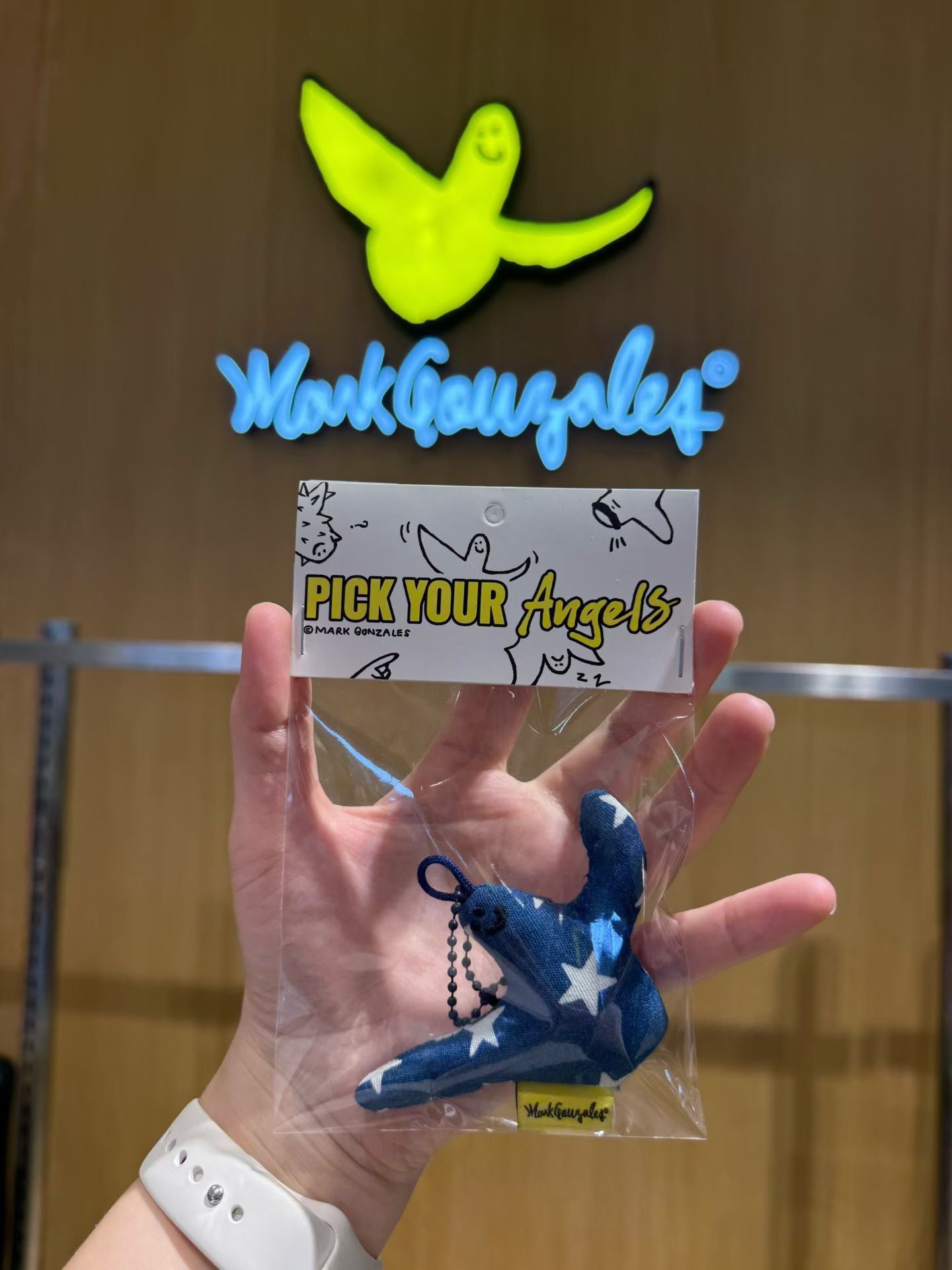 韓國 Mark Gonzales Mini Angel Keychain【MG240】