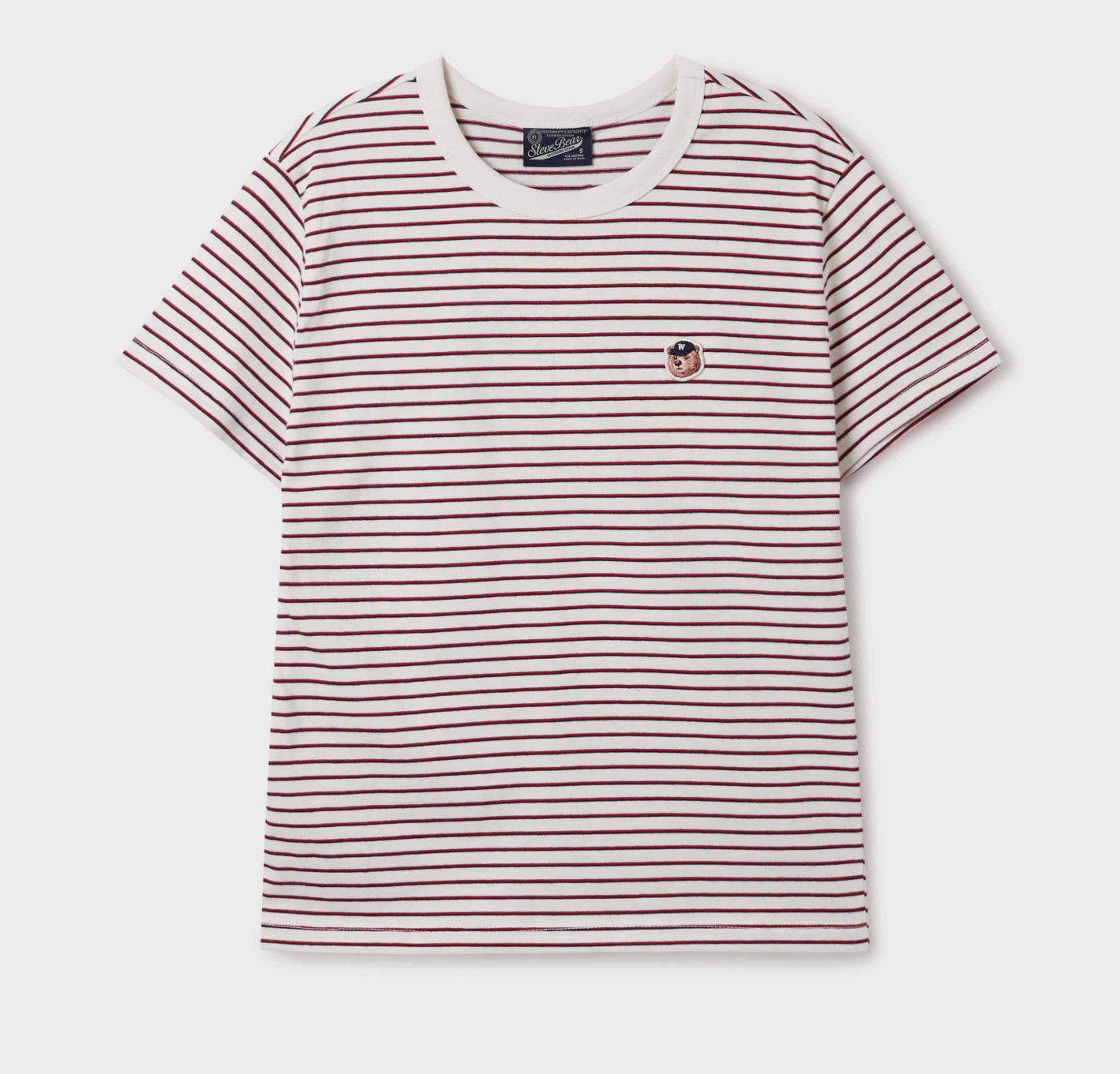 韓國 Who.A.U Steve Multi Stripe T-shirt【WA183】