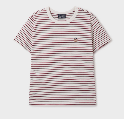 韓國 Who.A.U Steve Multi Stripe T-shirt【WA183】