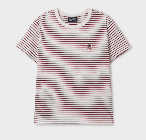韓國 Who.A.U Steve Multi Stripe T-shirt【WA183】