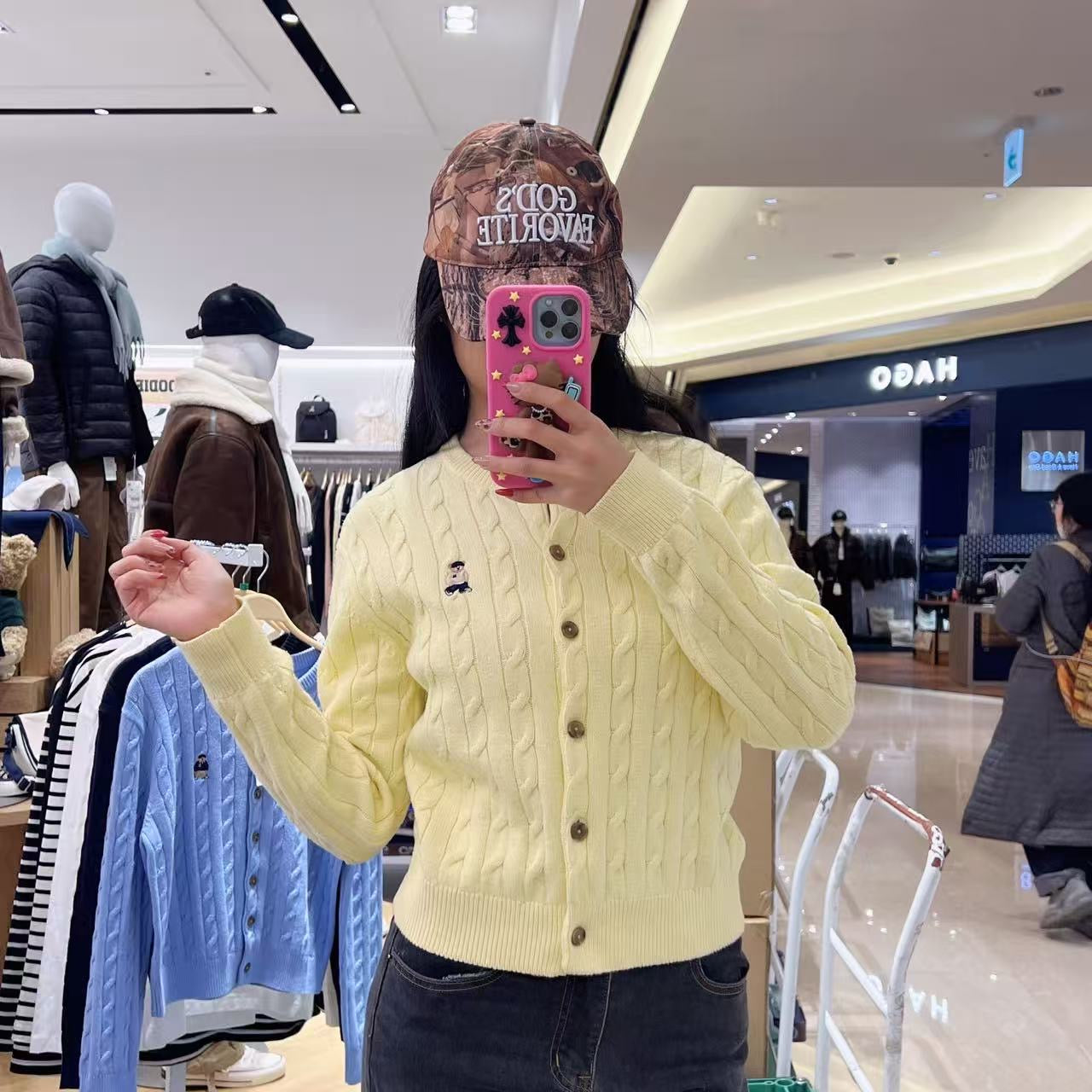 韓國 SPAO Woody Cable Cardigan【SP308】