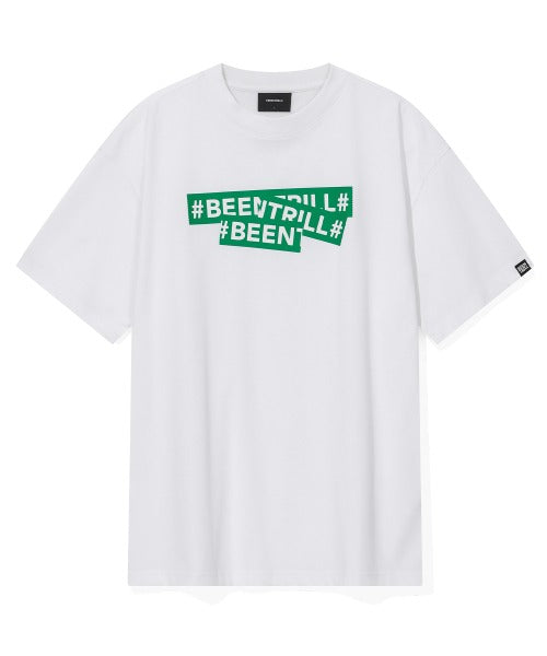 韓國 Beentrill Signature Taping T-Shirt【BL023】