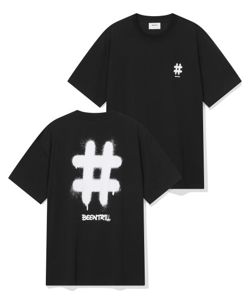 韓國 Beentrill Spray Logo T-Shirt【BL012】