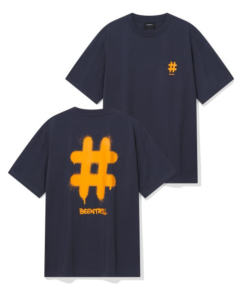 韓國 Beentrill Spray Logo T-Shirt【BL012】