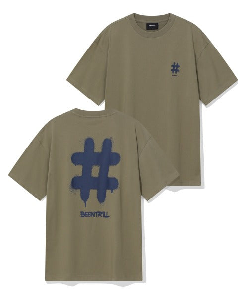 韓國 Beentrill Spray Logo T-Shirt【BL012】