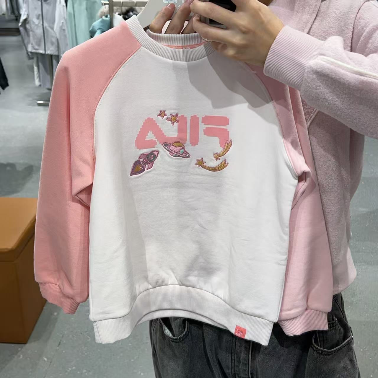 韓國 FILA Kids TOD Raglan Color Block Long Sleeve【FA076】