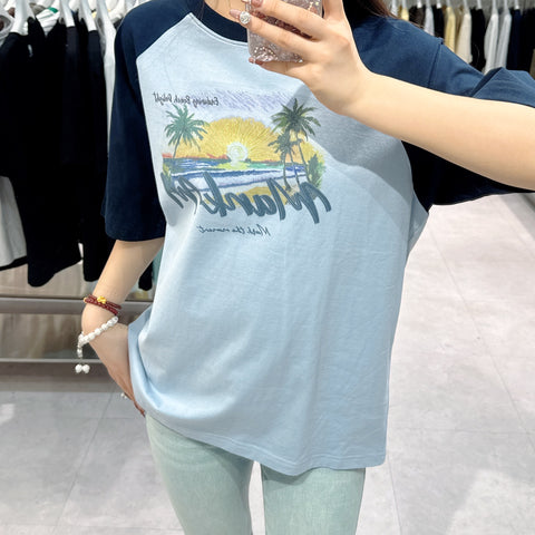 韓國 Markm BEACH TSHIRT【MA078】