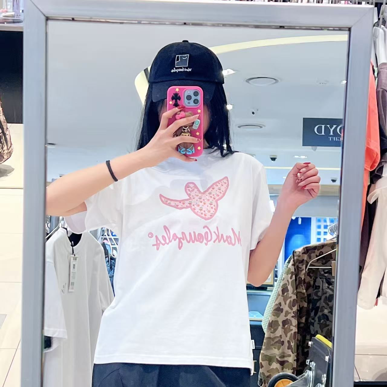 韓國 Mark Gonzales Angel Graphic Short Sleeve T-Shirt【MG228】