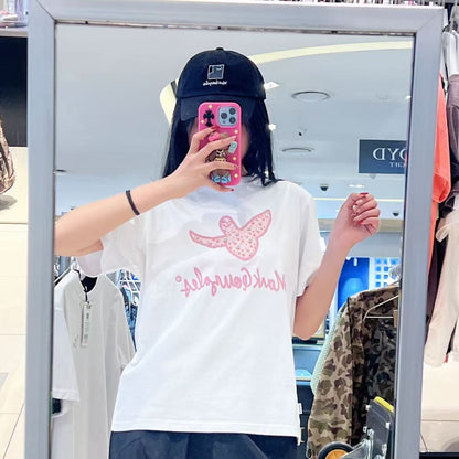 韓國 Mark Gonzales Angel Graphic Short Sleeve T-Shirt【MG228】