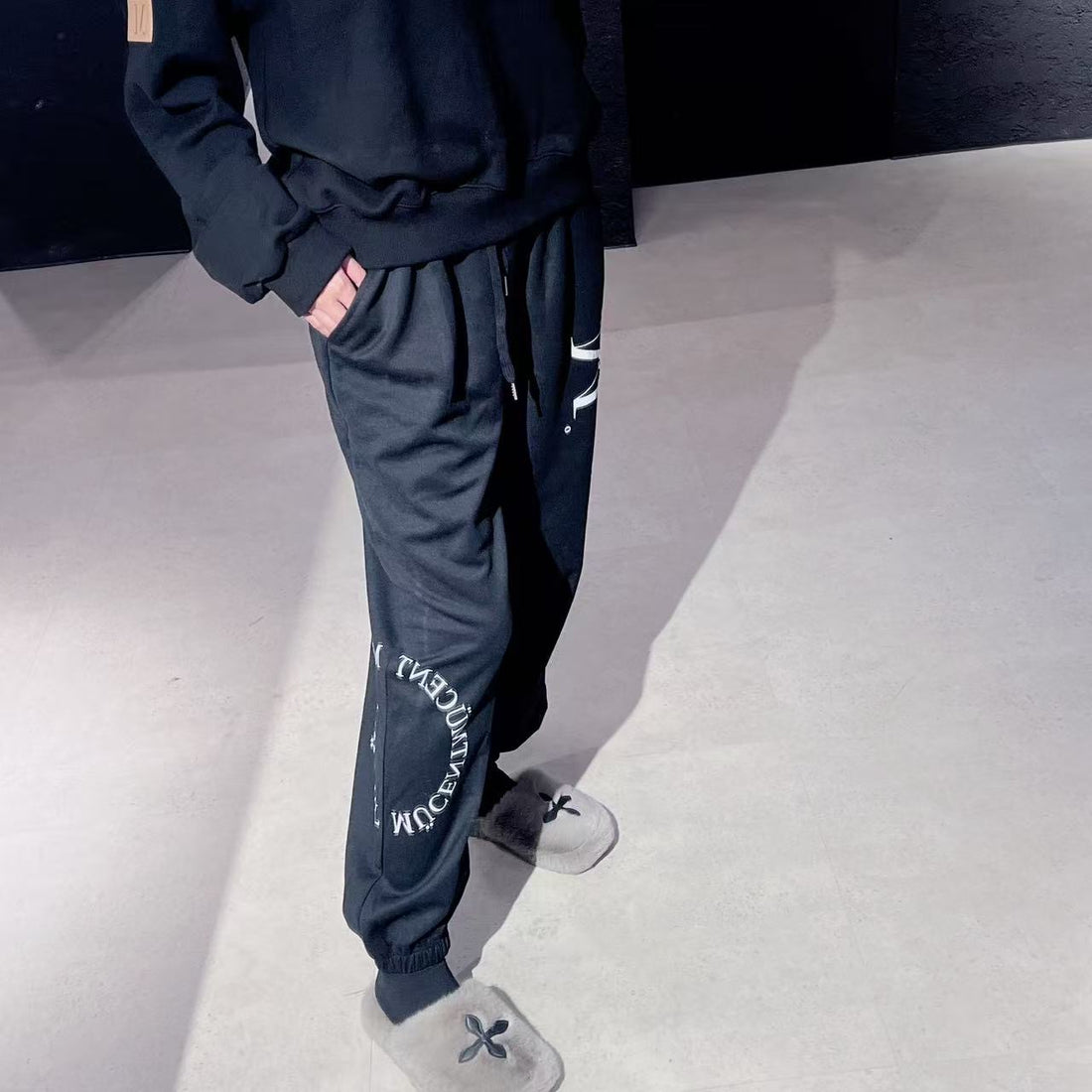 韓國 Mucent Division wide sweat jogger pants【MU139】