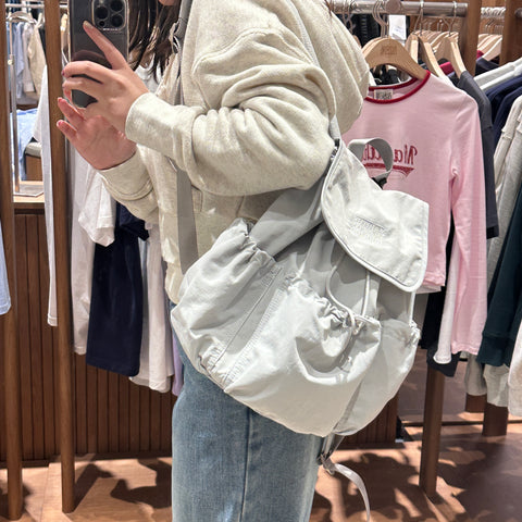 韓國 Marithe Francois Girbaud LASSIC LOGO STOPPER POCKET BACKPACK 【MF307】 - STT Mall HK 靚太網購