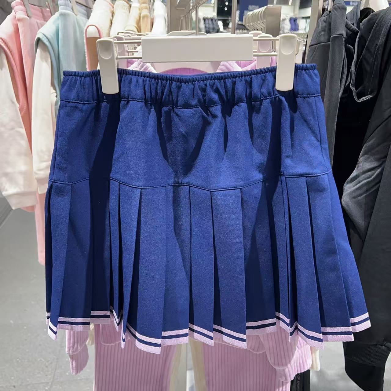 韓國 FILA Kids Tape-hem pleated skirt 【FA078】