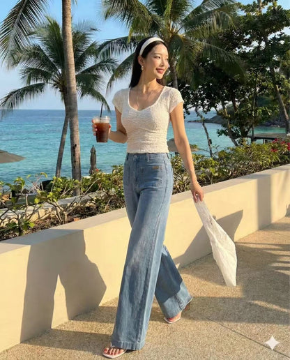 韓國 HowLuk 牛仔褲 (春季款)【H6008】