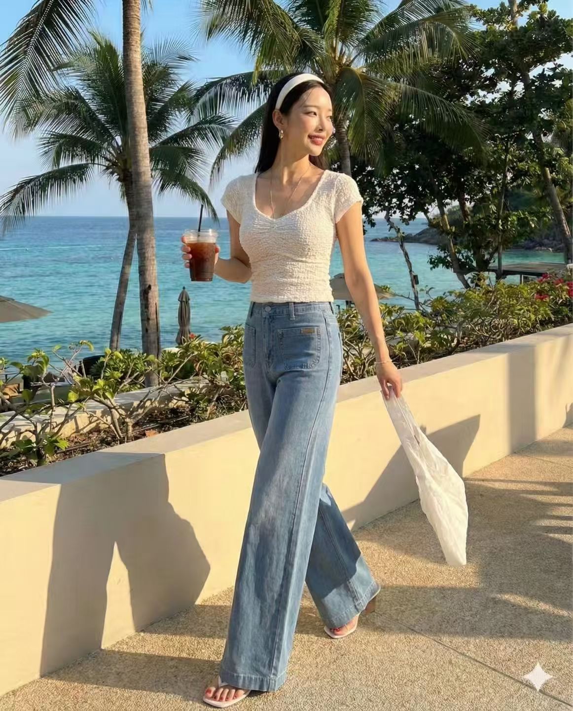 韓國 HowLuk 牛仔褲 (春季款)【H6008】