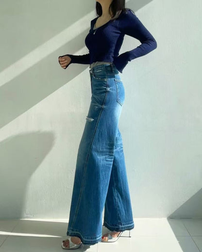 韓國 HowLuk 牛仔褲 (春季款)【H6037】