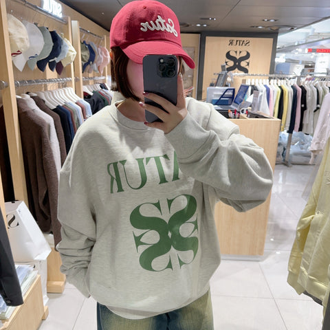 韓國 Satur (W)Big Classic Logo Sweatshirt【SR057】