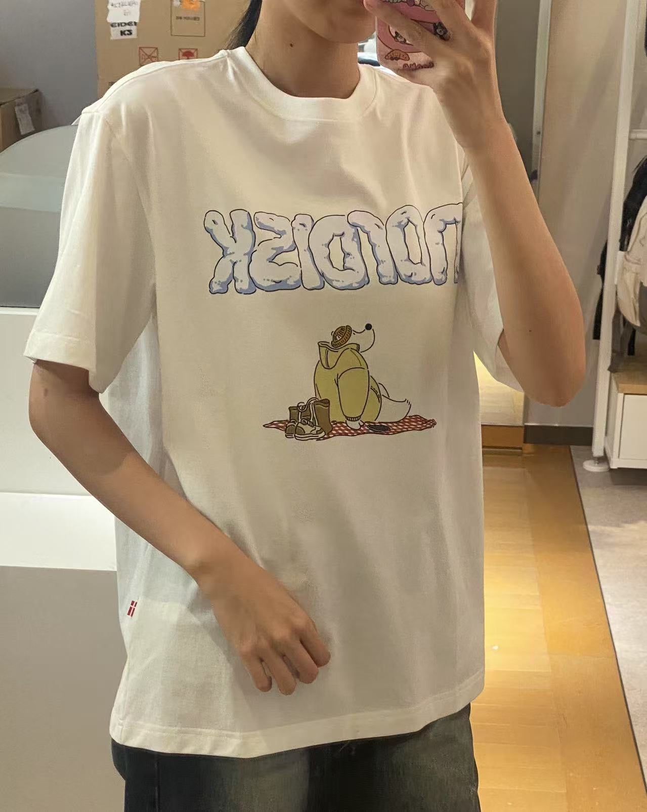 韓國 Nordisk Cartoon Polar Bear Short Sleeve T-Shirt【NK001】