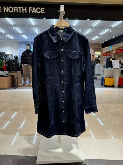 韓國 SPAO Denim Shirt Dress【SP248】