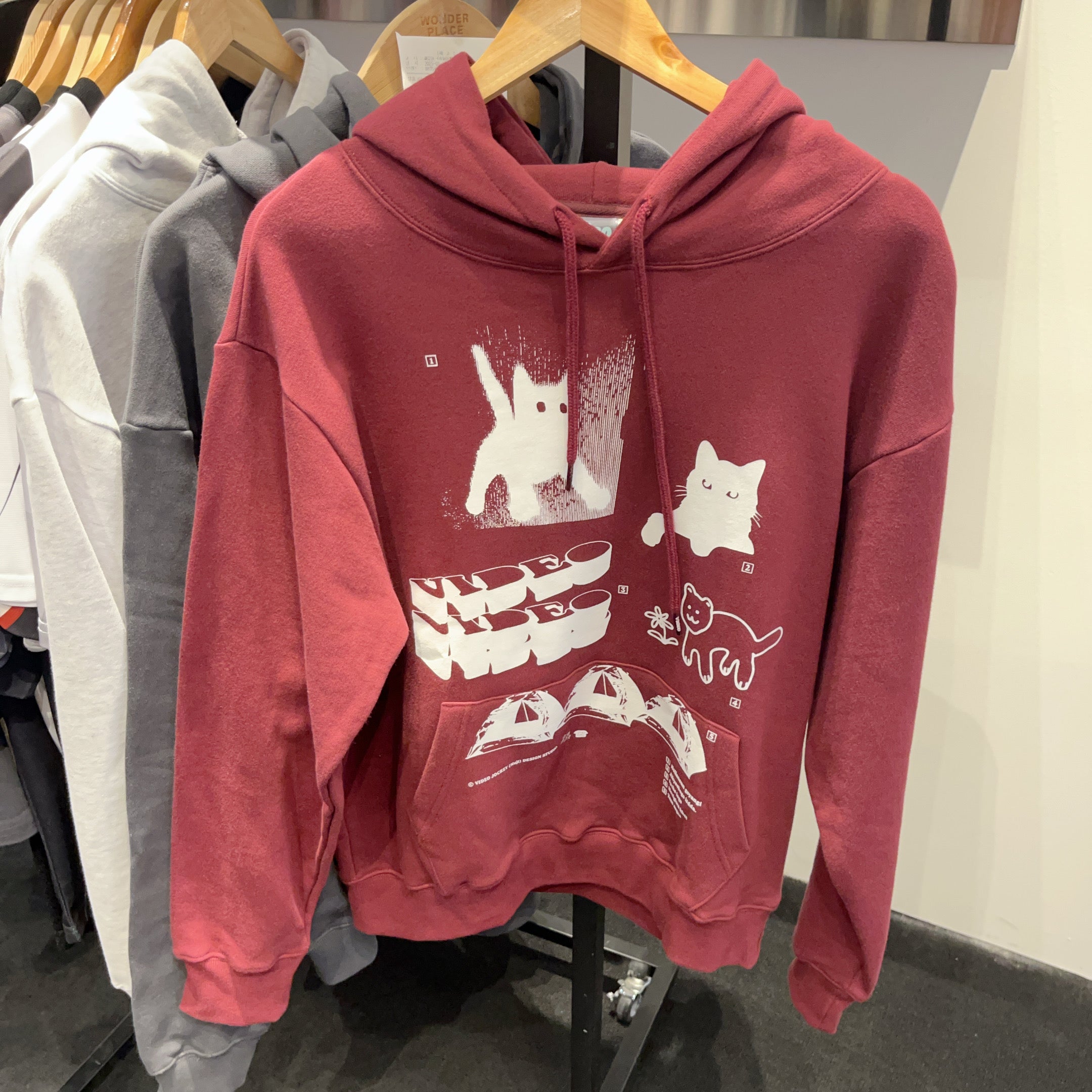 韓國 Video Jockey IBEUMYEON BARO HIPSTER HOODIE（不加絨款）【VJ006】 - STT Mall HK 靚太網購